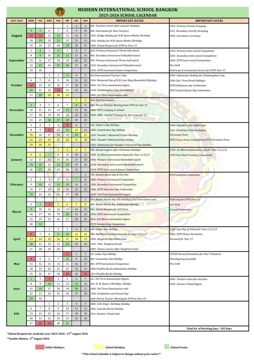 MISB Calender2025 2026