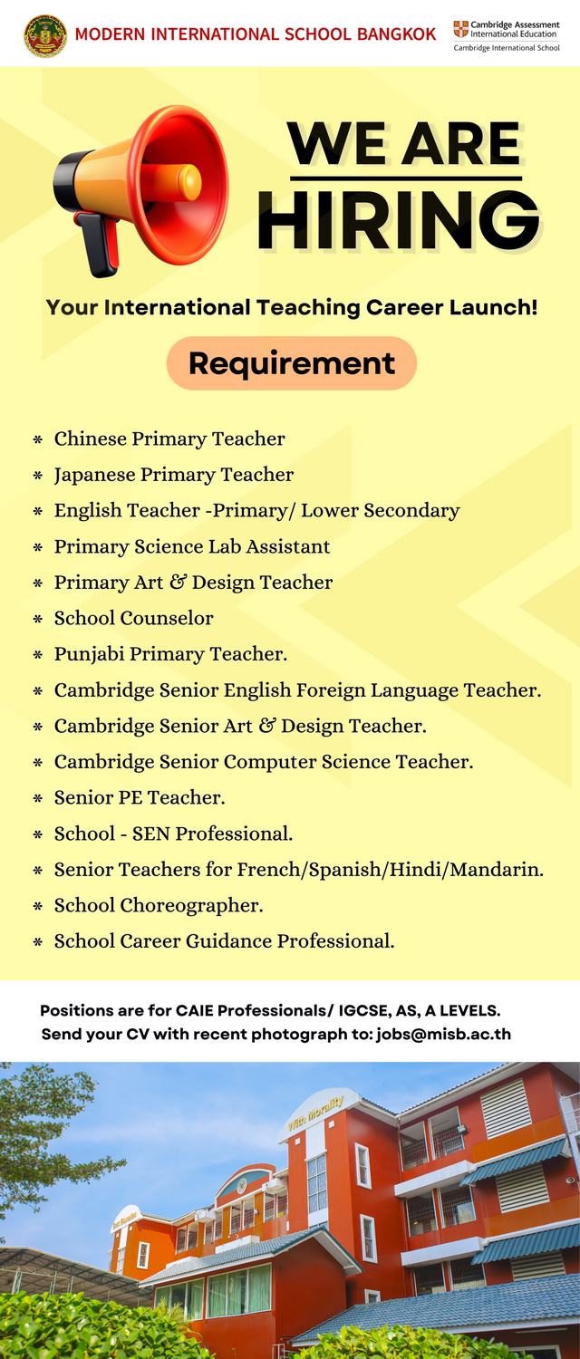 MISB Job Vacancy 1