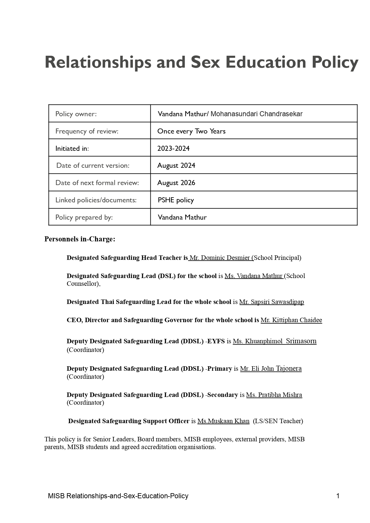 MISB Relationships and Sex Education Policy.docx page 0001