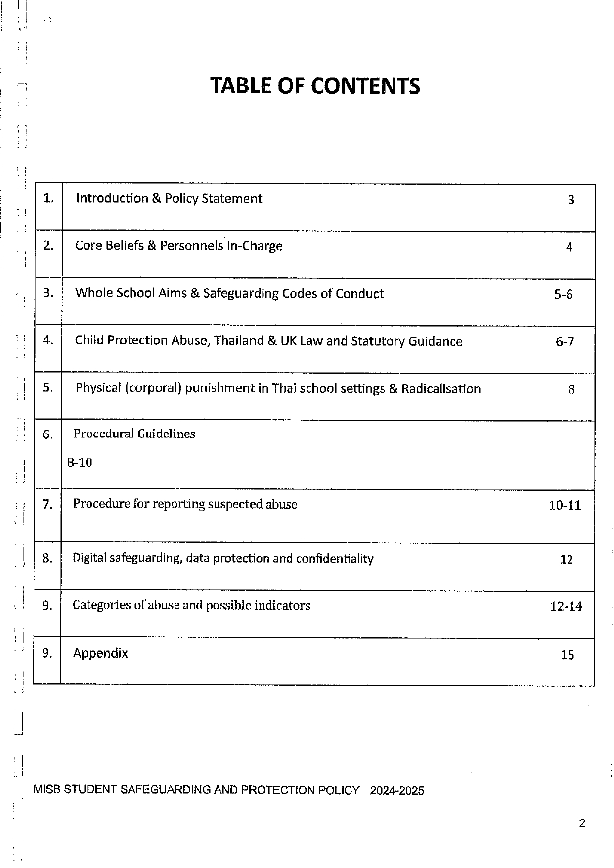 MISB Student Safeguarding and Protection Policy 2024 2025 page 0002